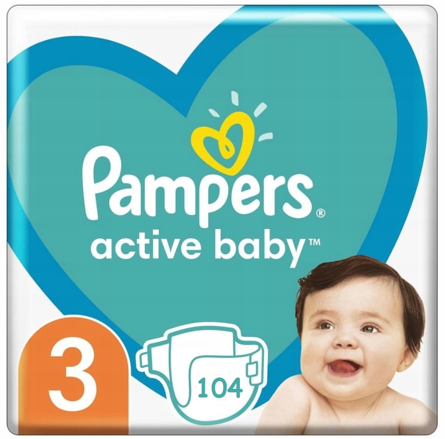 pampers 3 104 szt