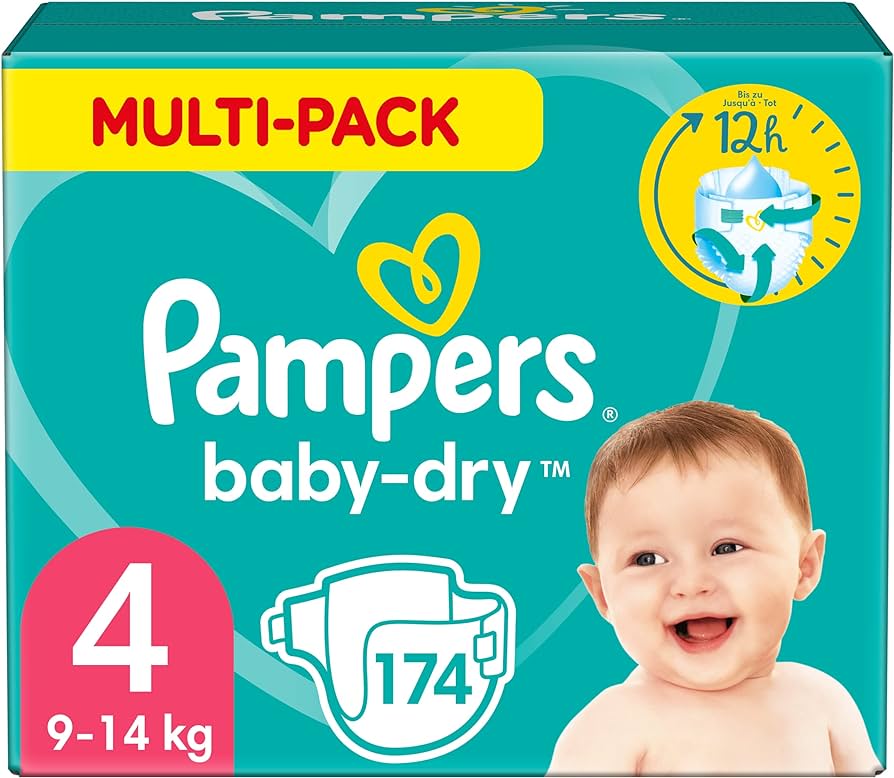 pampers 4 174 szt tesco