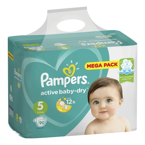 pampers active 5 mega pack