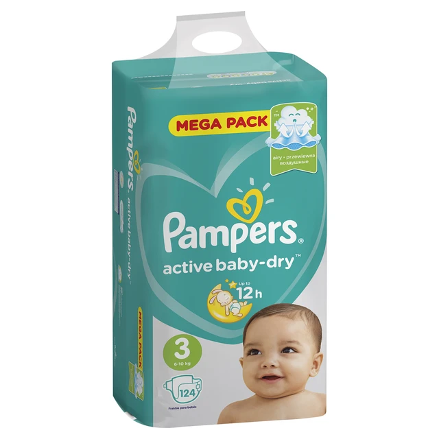 pampers active baby 3 124