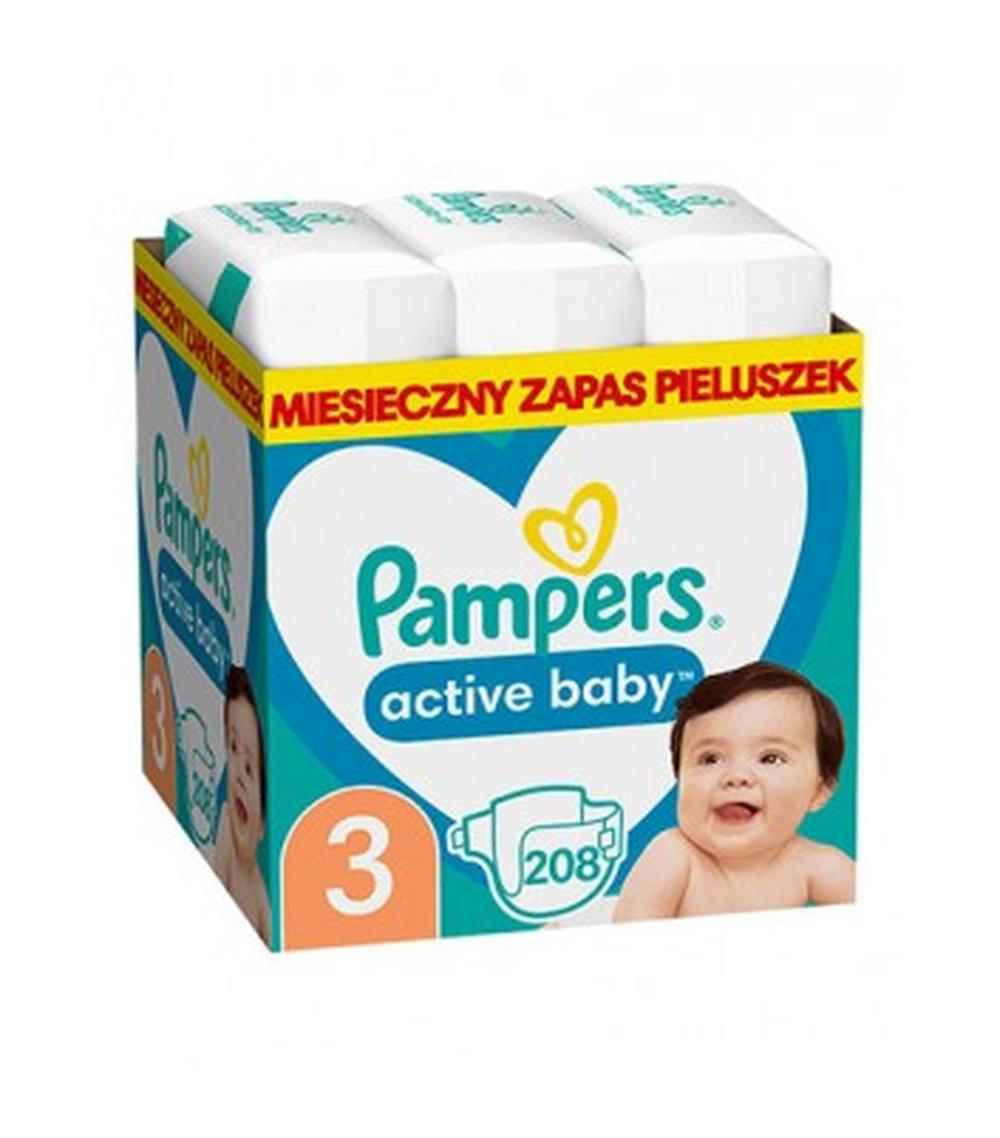 pampers active baby 3 208 szt