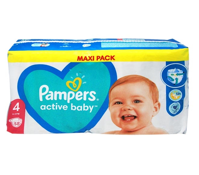 pampers active baby 4 74 szt