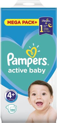 pampers active baby 4 pieluchy pieluszki 180szt