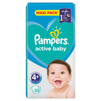 pampers active baby 4+ waga