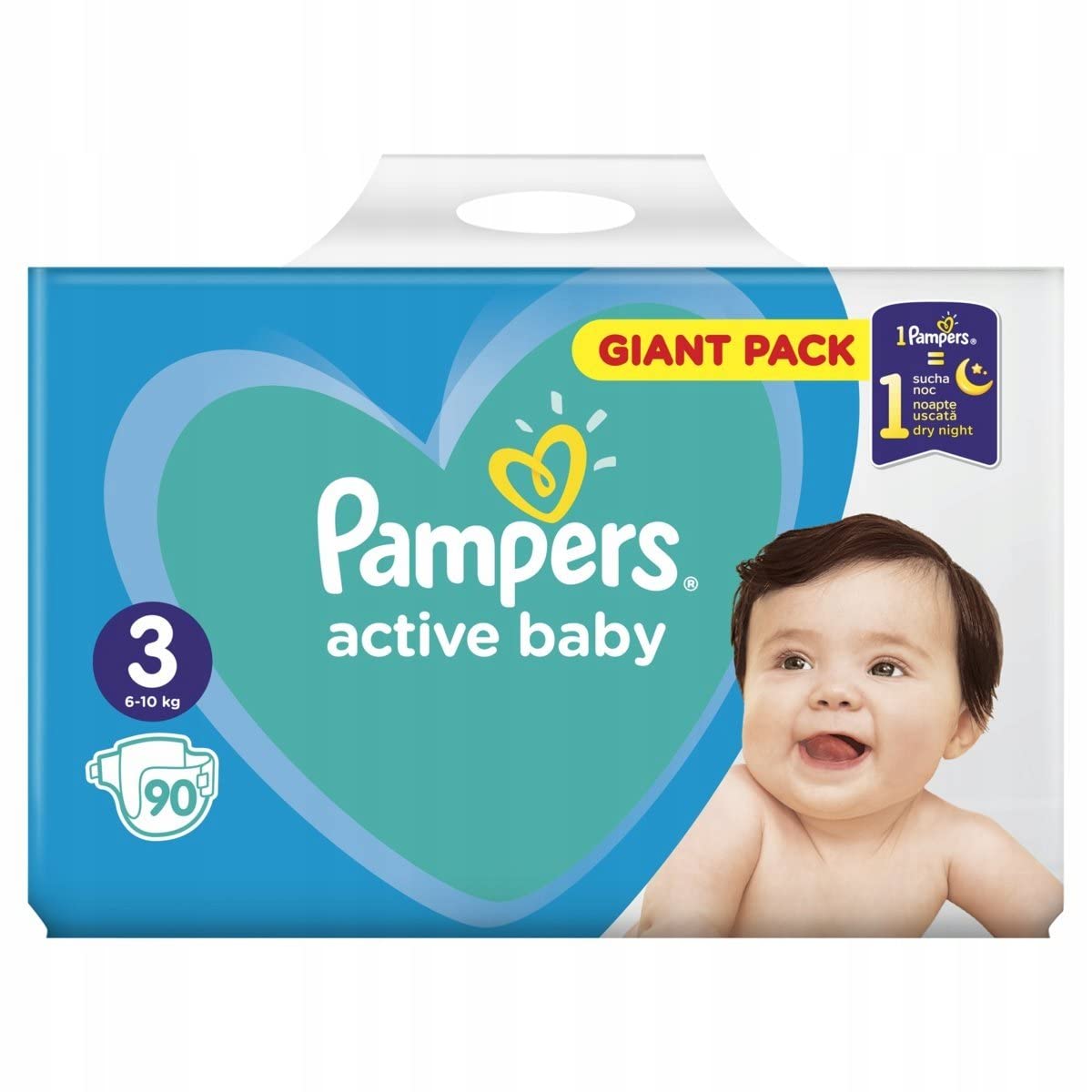 pampers active baby dry 3 90