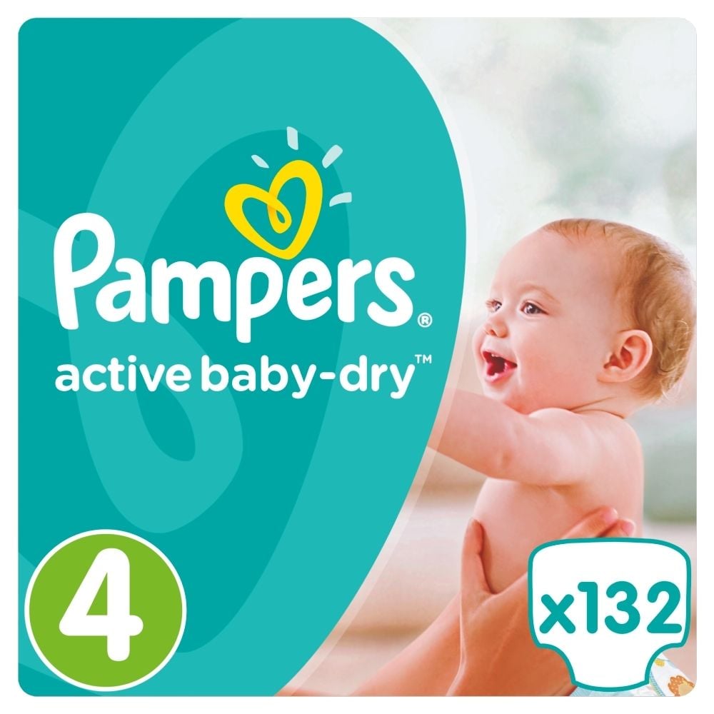 pampers active baby dry 4 132 foliowe opakowanie