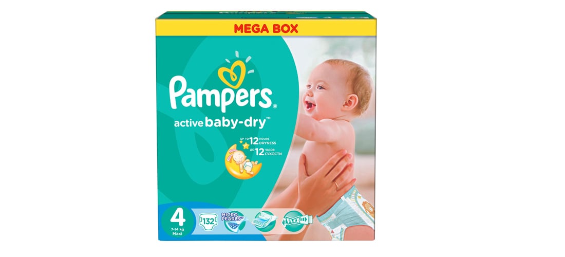 pampers active baby dry 4 132 foliowe opakowanie