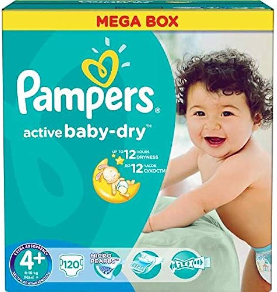 pampers active baby dry 4 plus