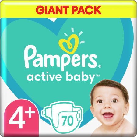 pampers active baby dry 4 plus