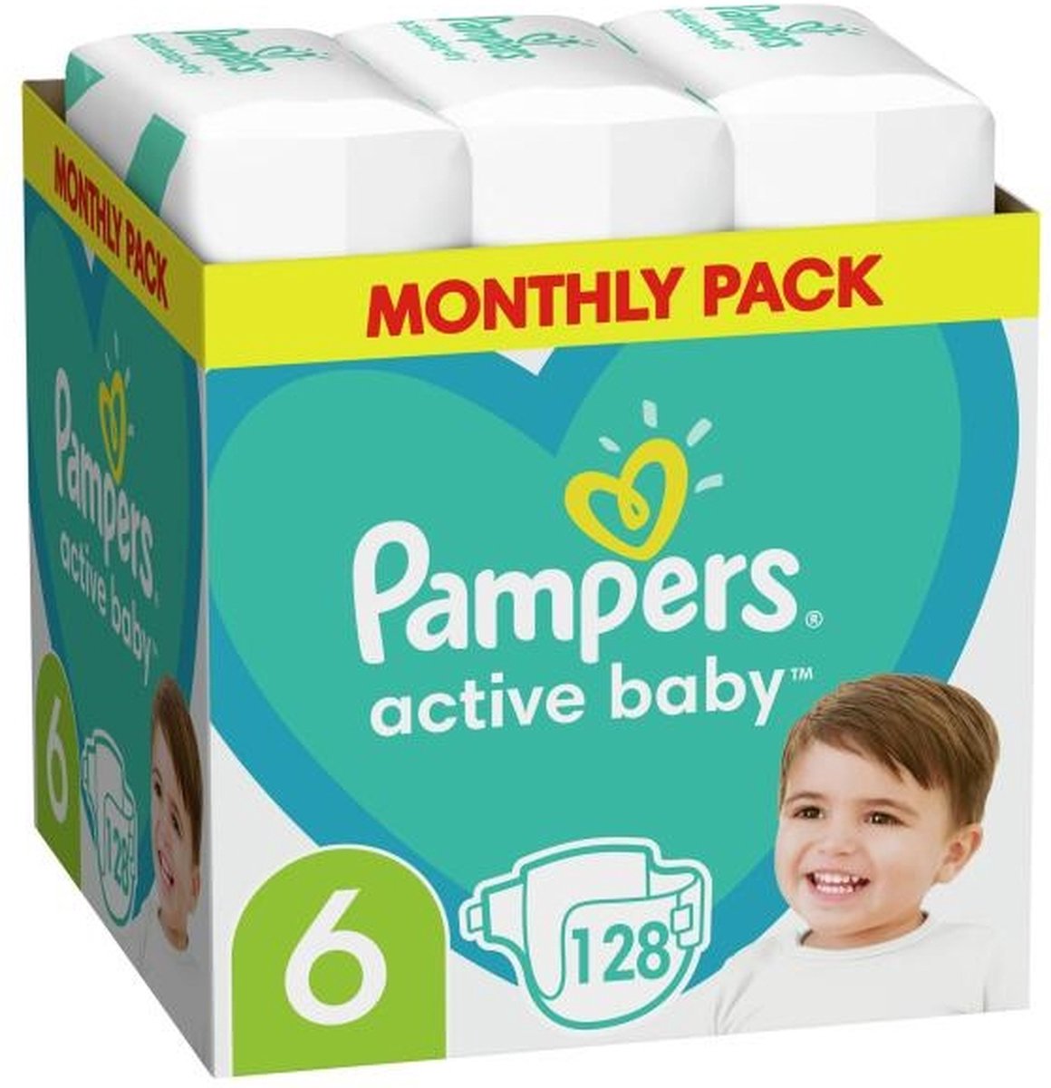 pampers active baby dry 6monthly pack
