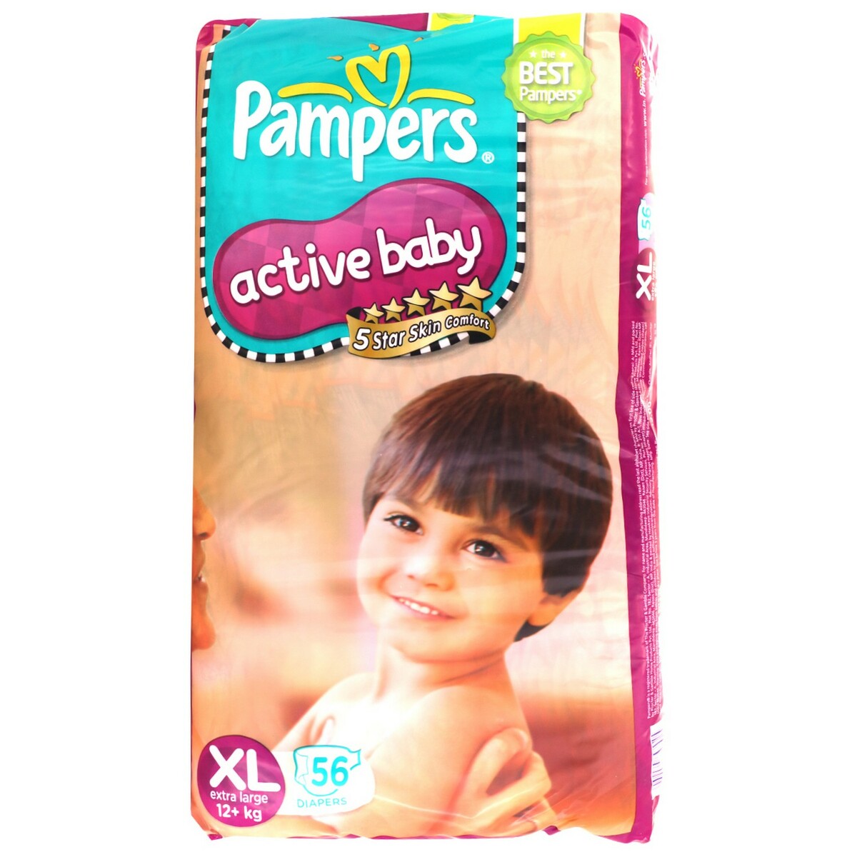 pampers active baby x large