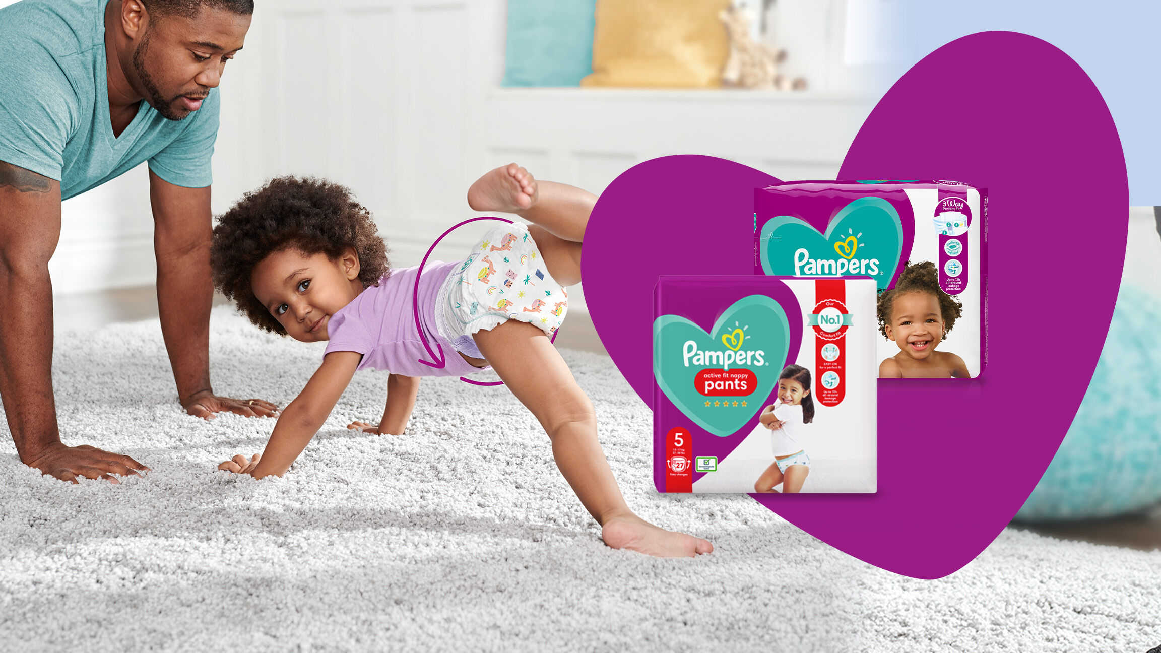 pampers active fit