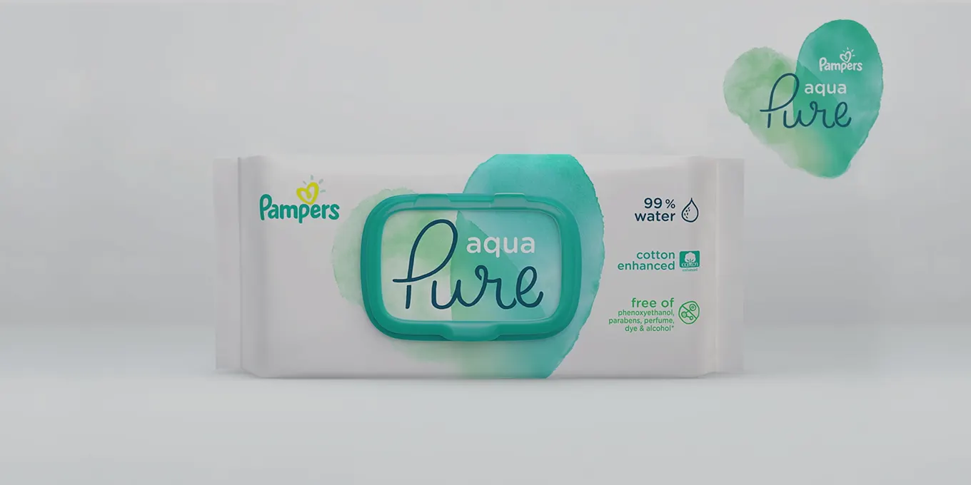 pampers aqua pur