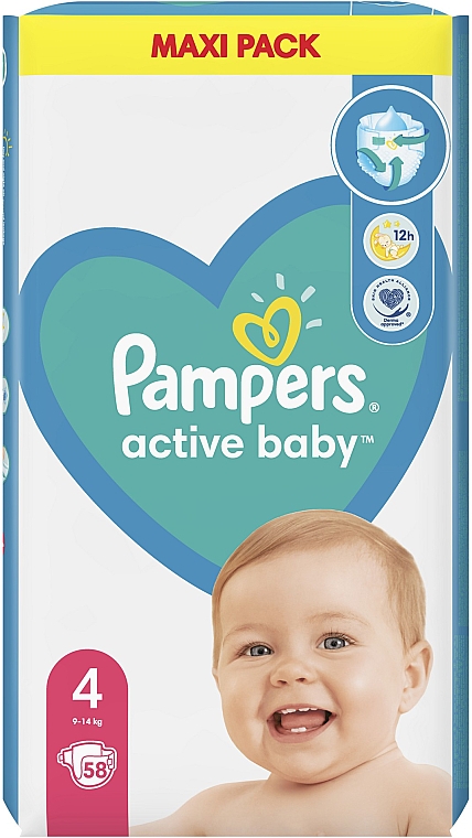 pampers avtice baby 4