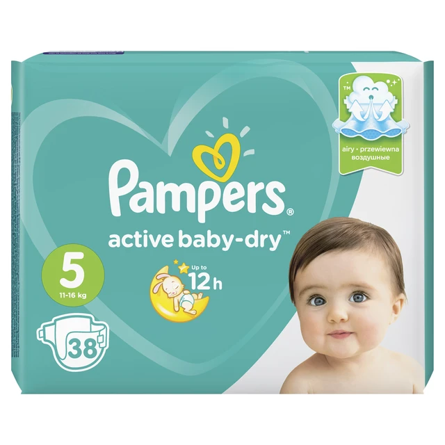 pampers baby active 5 38