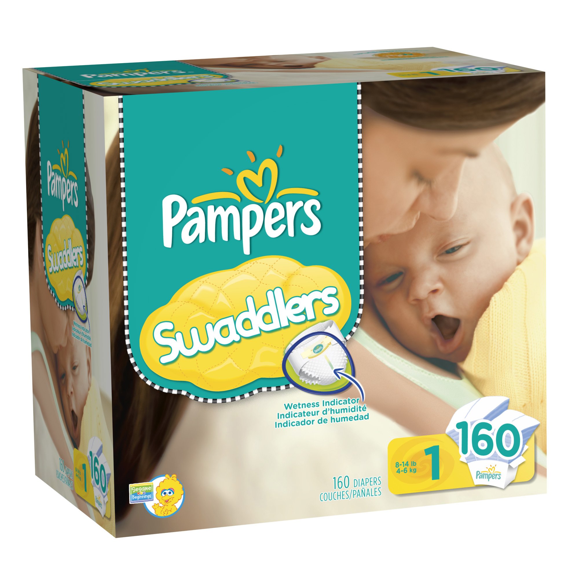 pampers box size 1