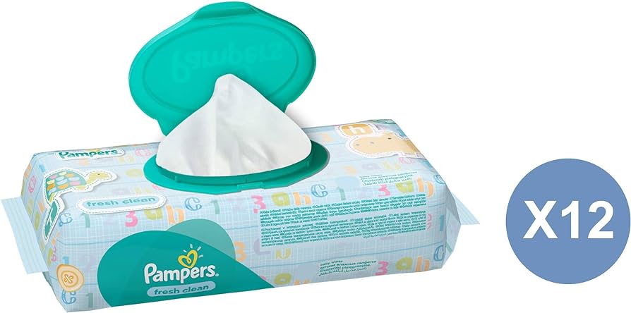 pampers fresh clean 12x64