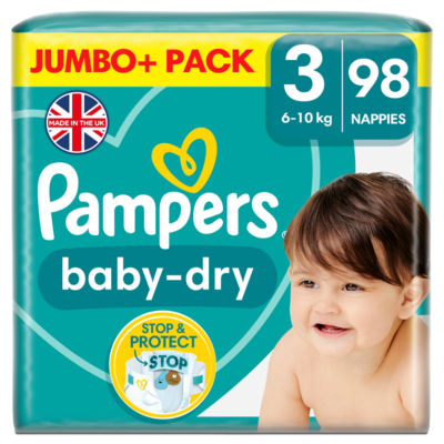 pampers jumbo pack size 3 asda