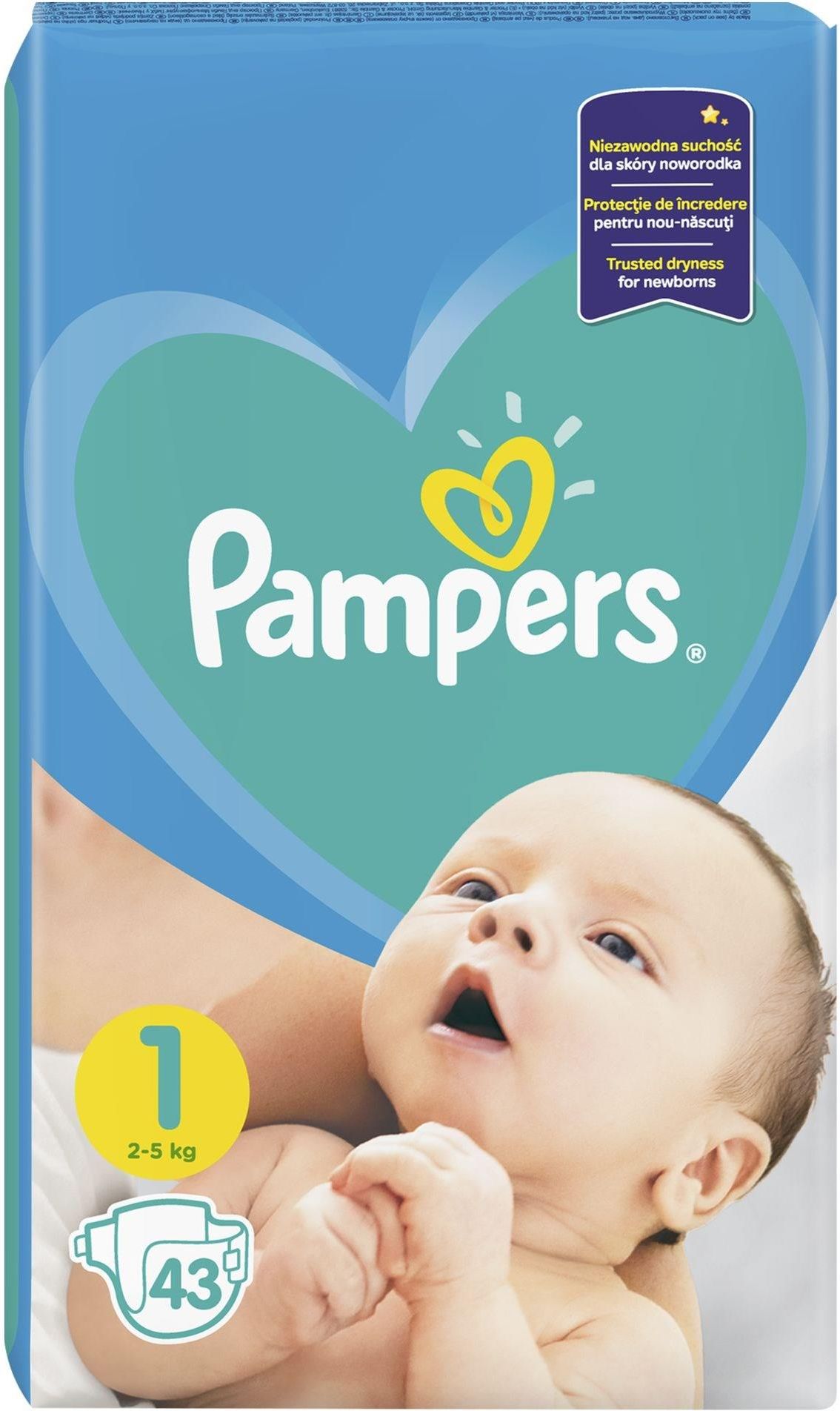 pampers new baby 1 duża paczka