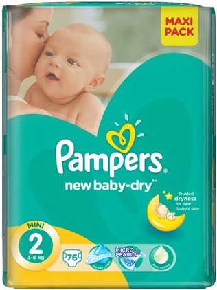 pampers new baby dry 76