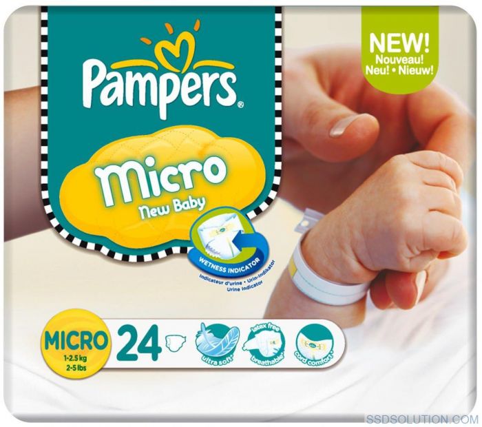 pampers new baby size 0 micro nappies