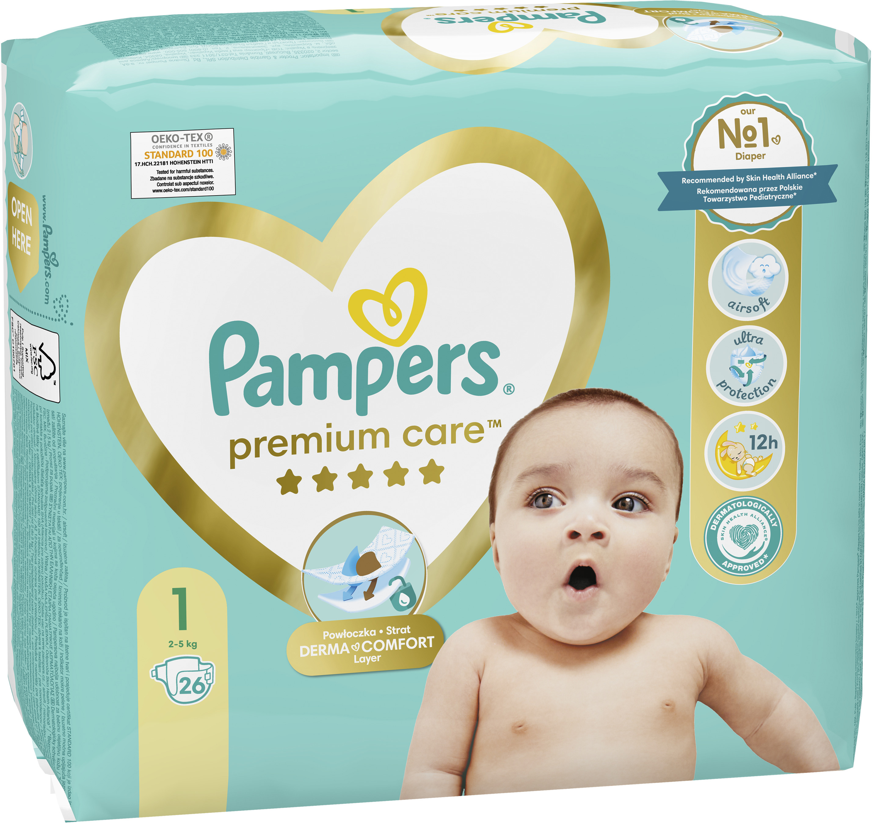 pampers newborn 2-5kg cena