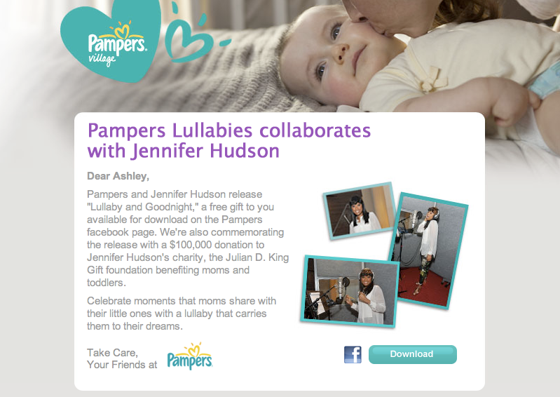 pampers newsletter