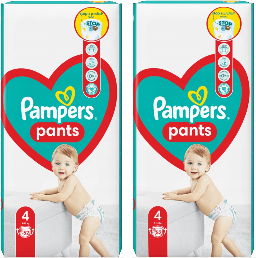 pampers pants 4 mega box maxi 104szt