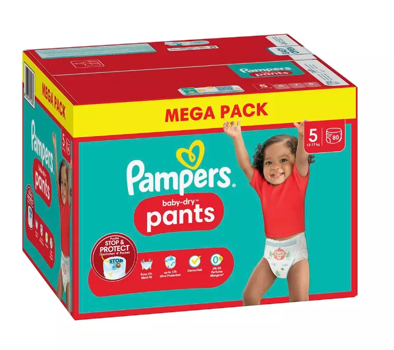 pampers pants 5 mega pack