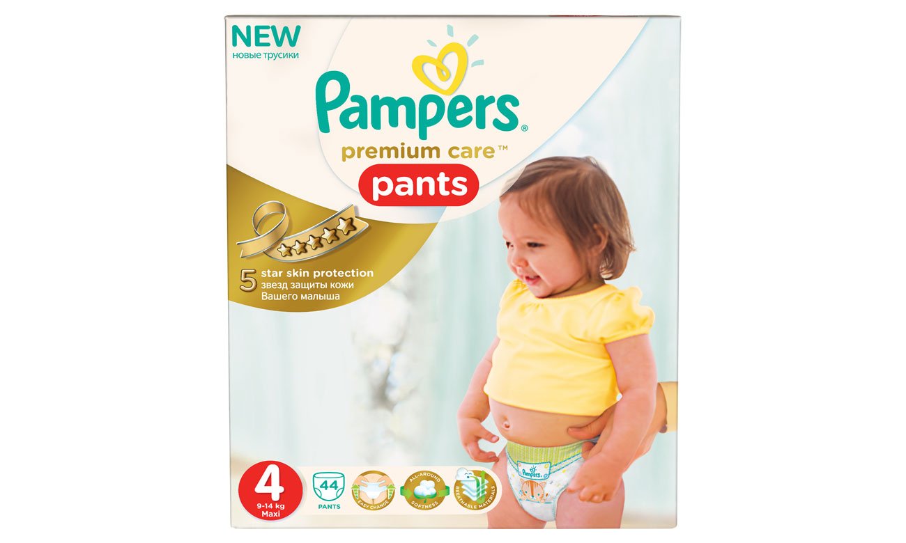 pampers pants pieluchomajtki rozmiar 4 maxi 9-14kg 24 sztuki