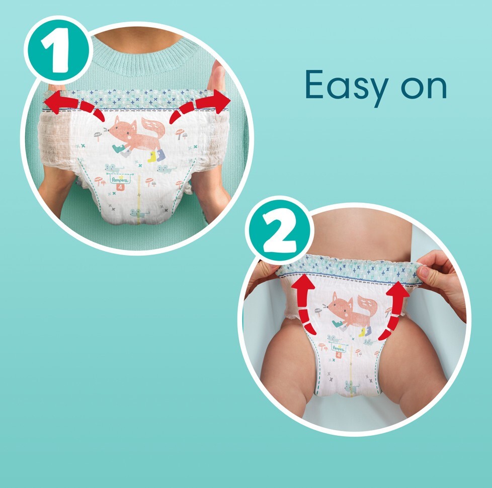 pampers pants premium care jak zakładać