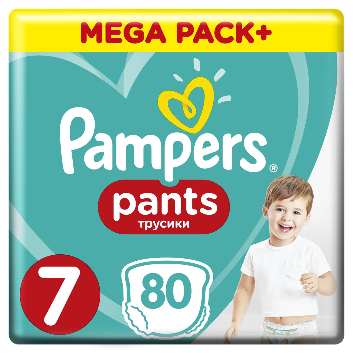 pampers pieluchomajtki pants 7 mega box 80 sztuk