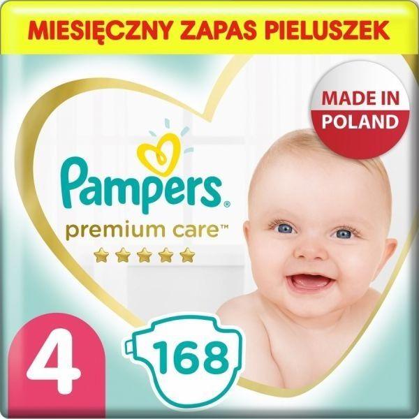 pampers pieluszki premium care newborn mini 168
