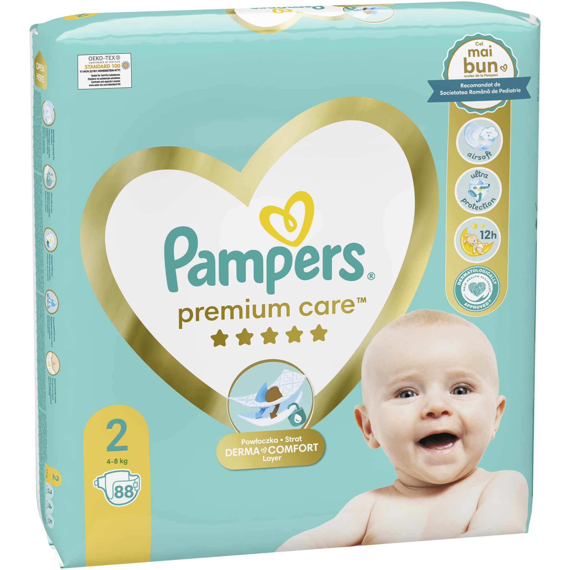 pampers premium care 2 168 szt emag