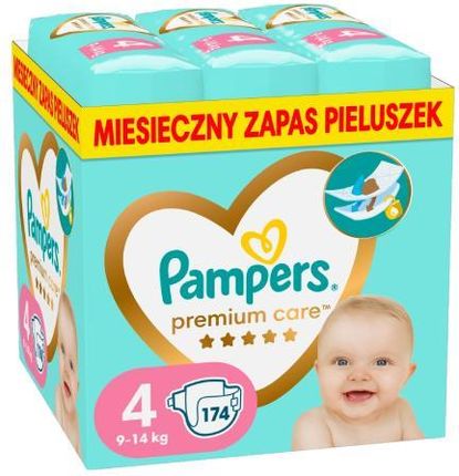 pampers premium care 4 174szt ceneo