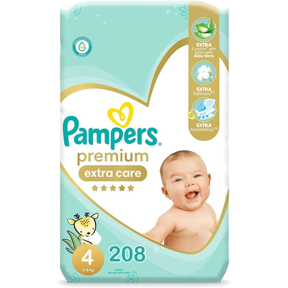 pampers premium care 4 208