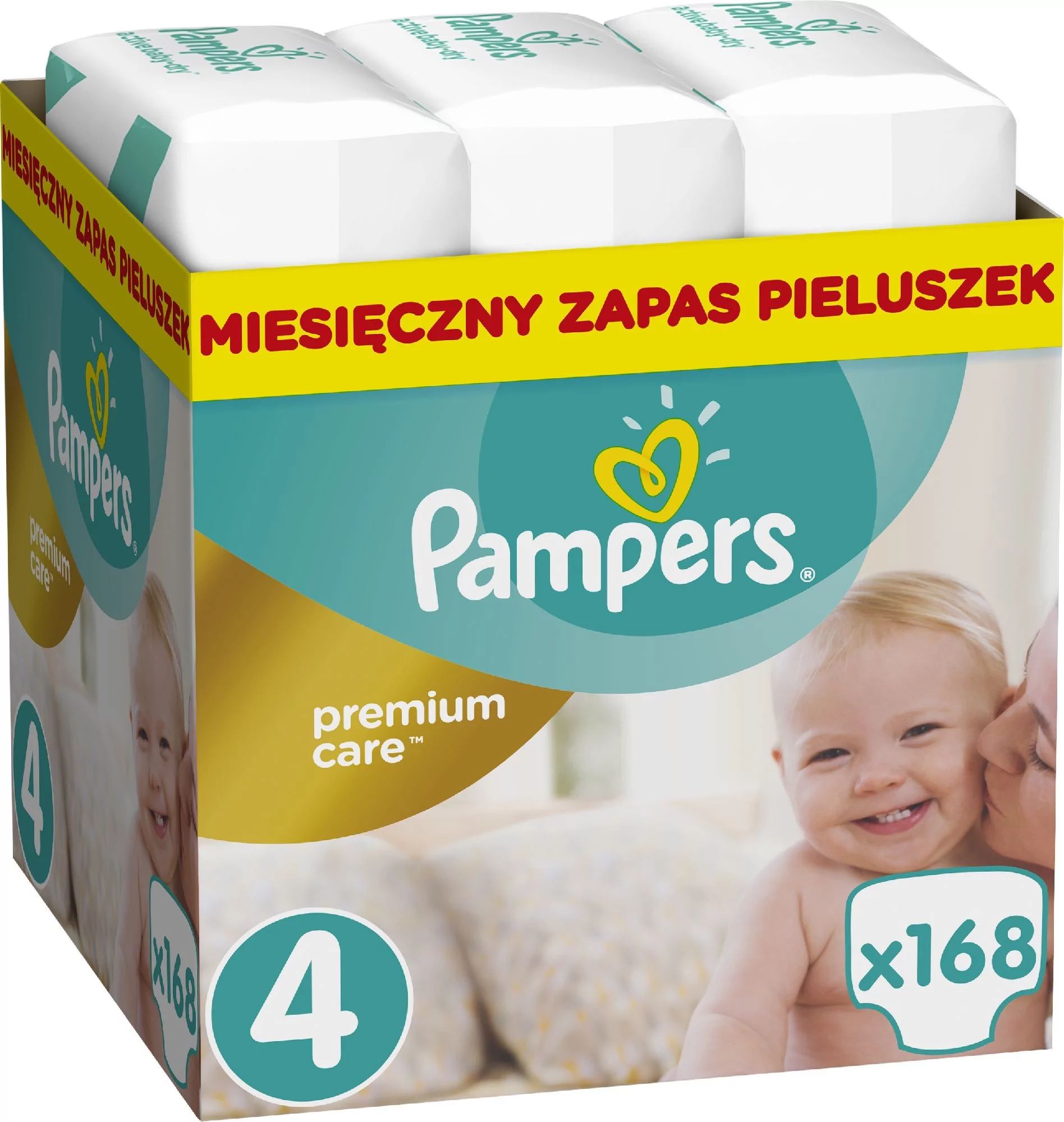 pampers premium care 4 maxi 168 szt