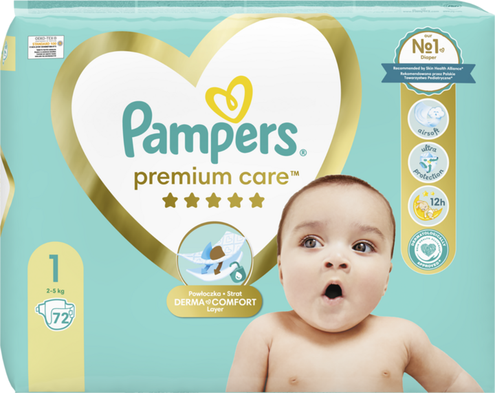 pampers premium care opakowanie promocyjne