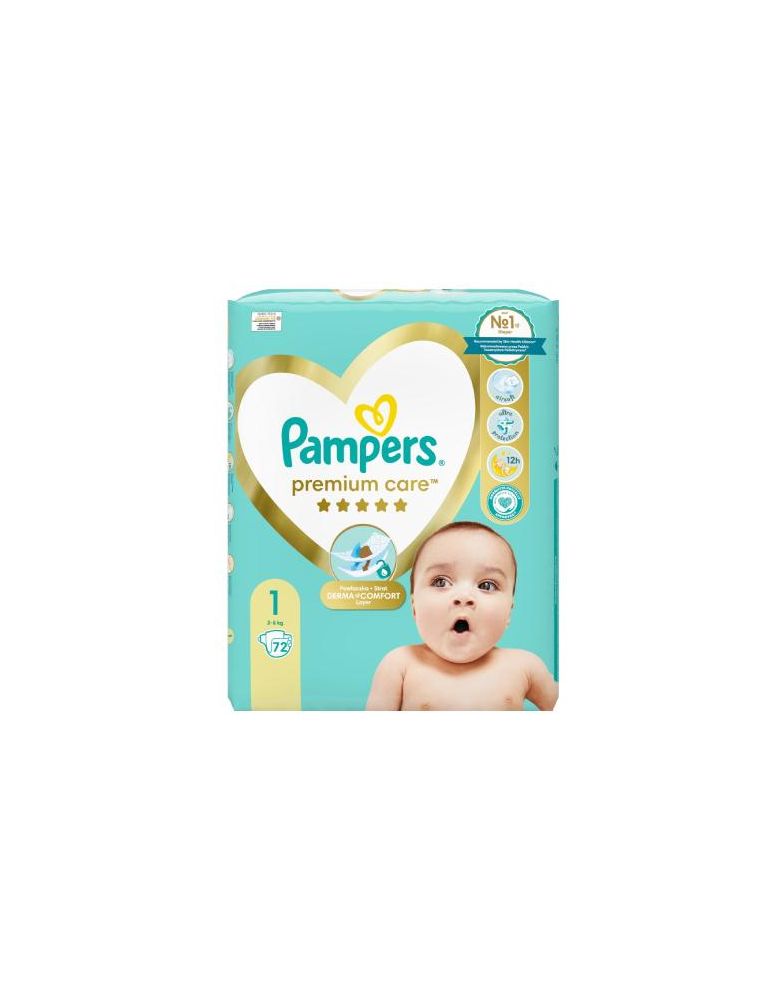 pampers premium care pieluchy 1 newborn 2 mini