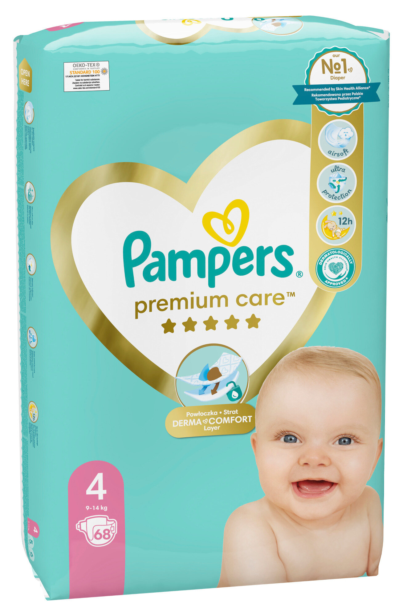 pampers premium care pieluchy rozmiar 4