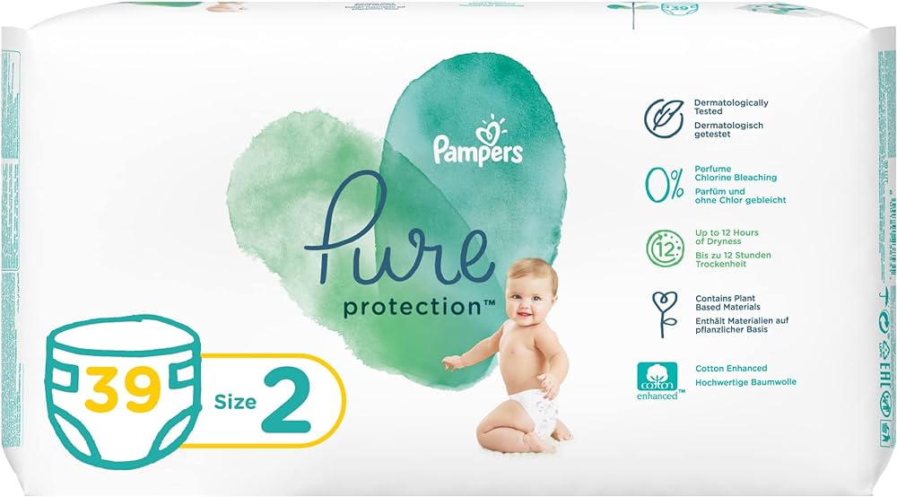 pampers pure 2 cena