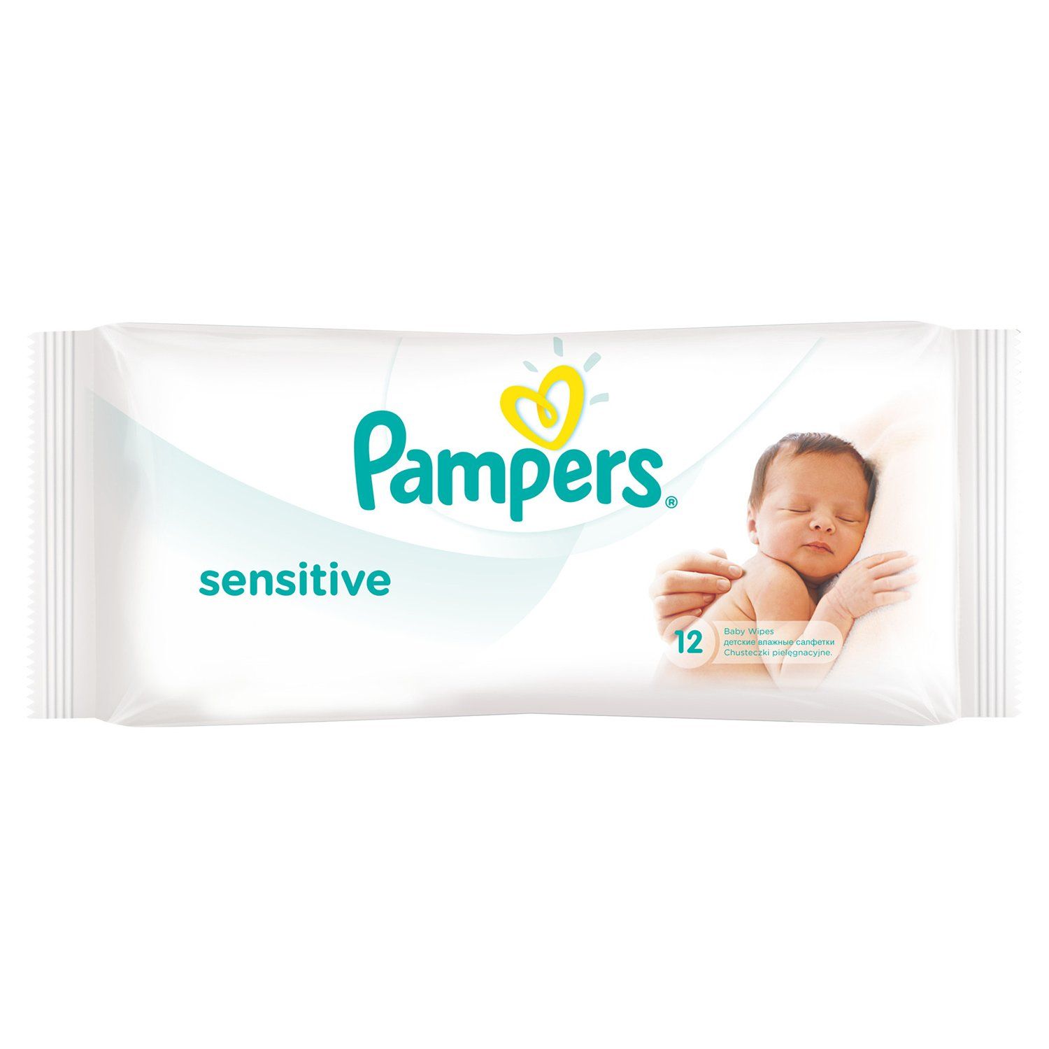 pampers sensitive 12x baby wipes