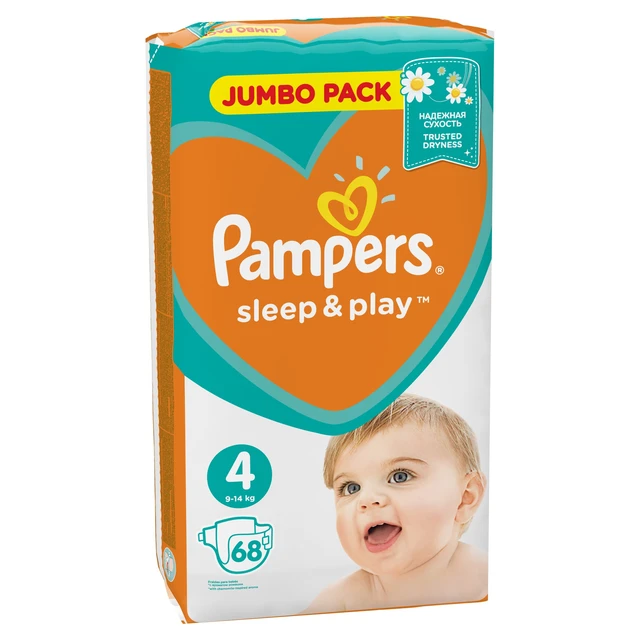 pampers sleep and play 4 box