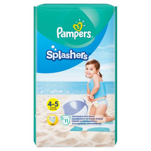 pampers splashers r4-5 11 jednorazowych pieluch do pływania