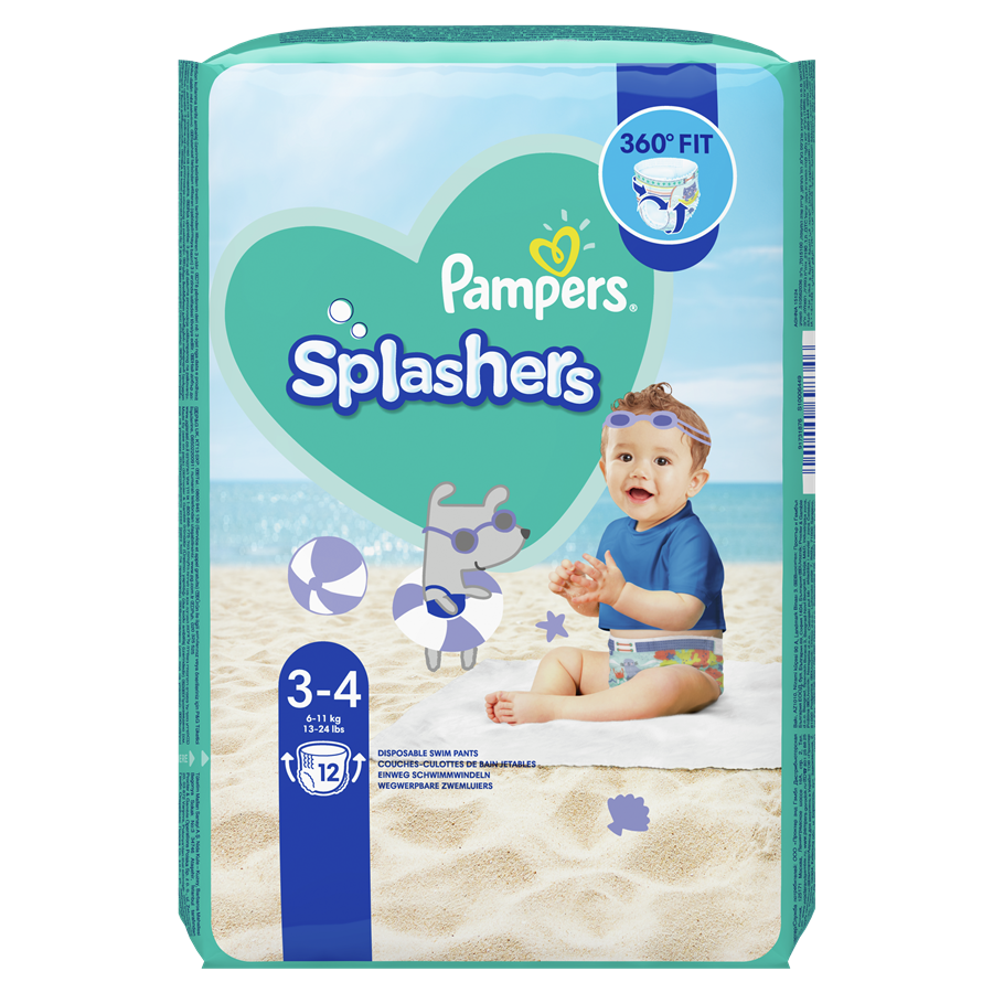 pampers splashers rozmiary