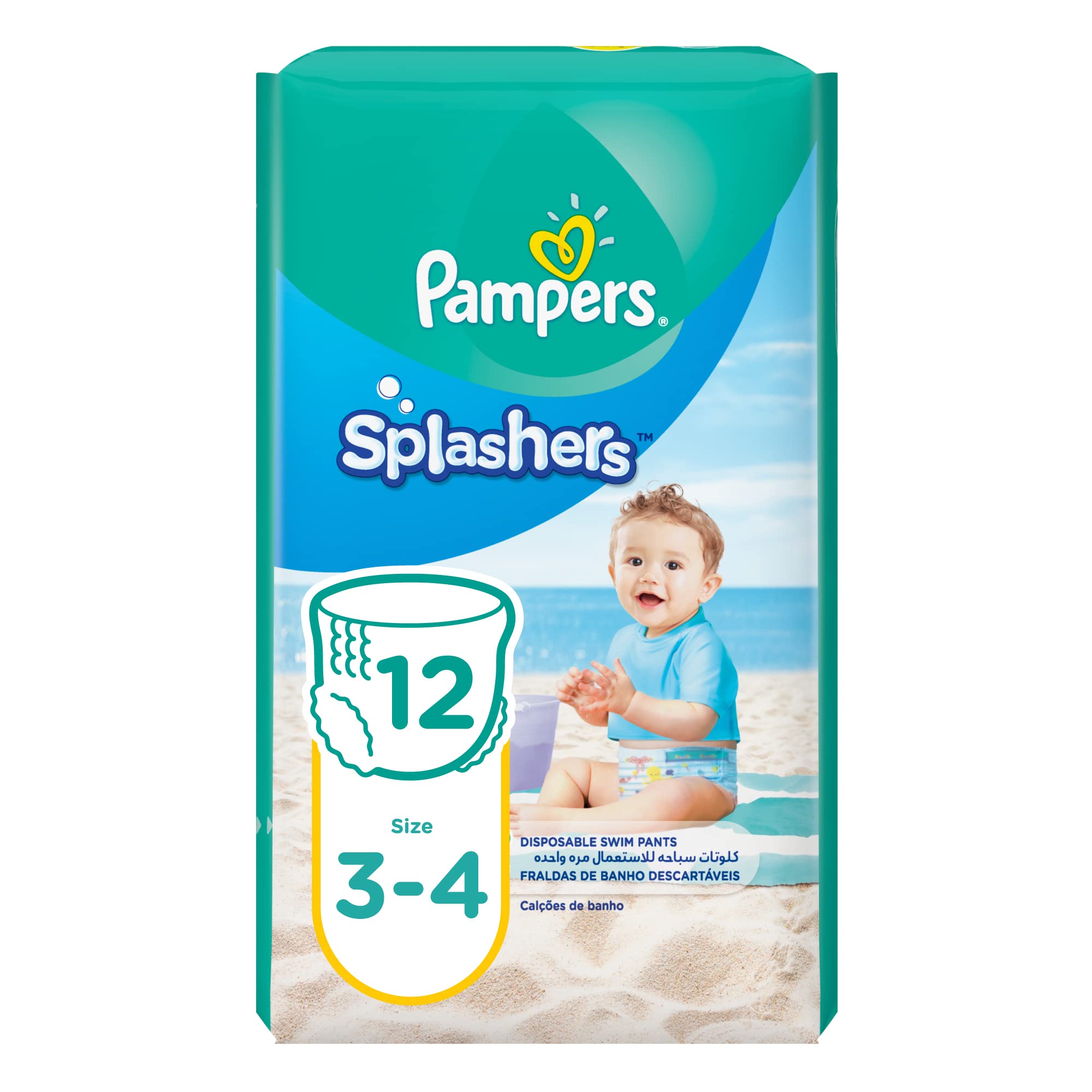 pampers splashers size 3 4