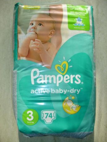 pampers.active dry 74.szt
