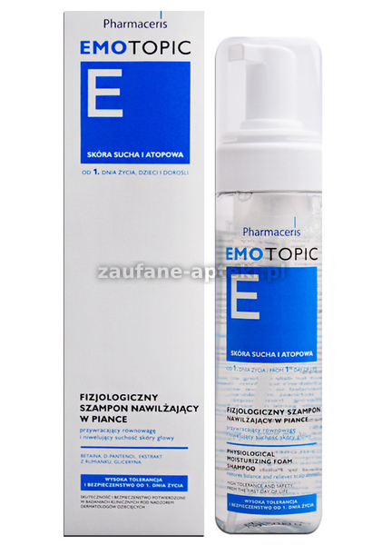 pharmaceris emotopic fizjologiczny szampon w piance 200ml