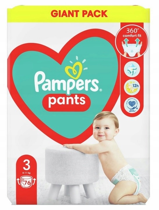 pieluchomajtki pampers pants