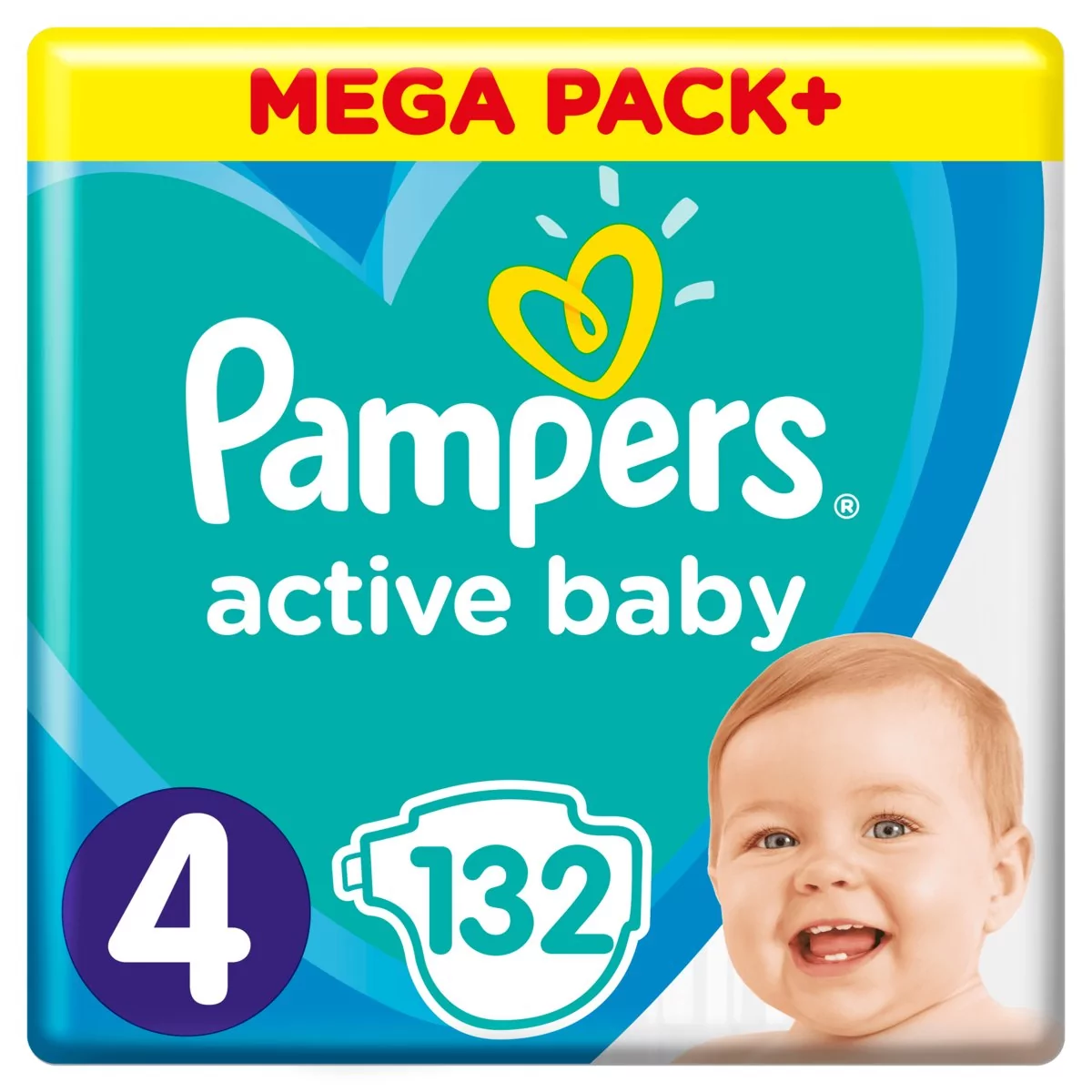 pieluchy pampers 4 132 szt